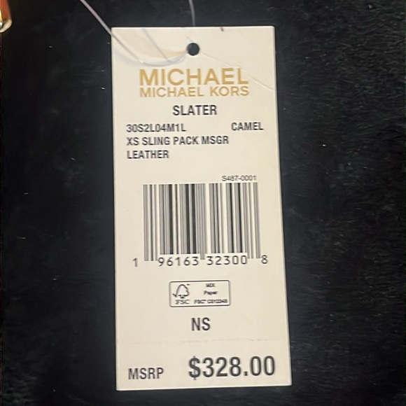 New Michael Kors xs camel Messenger bag - Picture 3 of 3